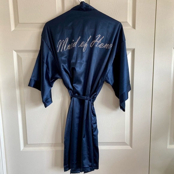 Maid of Honor robe, navy, size S - Picture 3 of 3